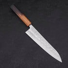 Gyuto Silver Steel #3 Nashiji Yaki Urushi Handle 210mm-Silver steel #3-Nashiji-Japanese Handle-[Musashi]-[Japanese-Kitchen-Knives]