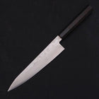 Gyuto Silver Steel #3 Nickel Damascus Buffalo Ebony Handle 210mm-Silver steel #3-Damascus-Japanese Handle-[Musashi]-[Japanese-Kitchen-Knives]