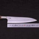 Gyuto Silver Steel #3 Walnut Handle 180mm-Silver Steel #3-Japanese Handle-[Musashi]-[Japanese-Kitchen-Knives]