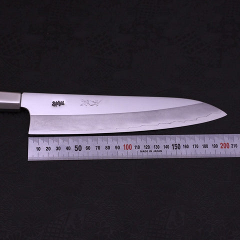 Gyuto Silver Steel #3 Walnut Handle 210mm-Silver Steel #3-Japanese Handle-[Musashi]-[Japanese-Kitchen-Knives]