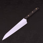 Gyuto Silver Steel #3 Western Ebony Handle 225mm-Silver Steel #3-Japanese Handle-[Musashi]-[Japanese-Kitchen-Knives]