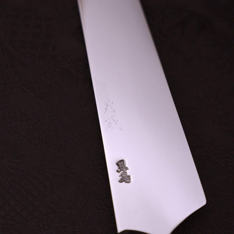 Gyuto Silver Steel #3 Western Ebony Handle 225mm-Silver Steel #3-Japanese Handle-[Musashi]-[Japanese-Kitchen-Knives]