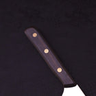 Gyuto Silver Steel #3 Western Ebony Handle 225mm-Silver Steel #3-Japanese Handle-[Musashi]-[Japanese-Kitchen-Knives]