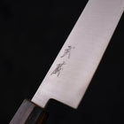 Gyuto Stainless Clad Blue Super Polished Sumi Urushi Handle 210mm-Blue Super-Polished-Japanese Handle-[Musashi]-[Japanese-Kitchen-Knives]