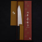 Gyuto VG-10 Damascus Black Ishime Urushi Handle 210mm-VG-10-Damascus-Japanese Handle-[Musashi]-[Japanese-Kitchen-Knives]