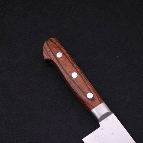 Gyuto VG-10 Damascus Mahogany Handle 210mm-VG-10-Damascus-Western Handle-[Musashi]-[Japanese-Kitchen-Knives]