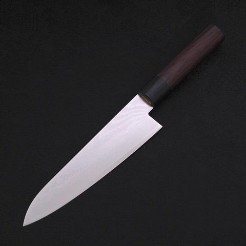 Gyuto VG-10 Damascus Shitan Handle 180mm-VG-10-Damascus-Japanese Handle-[Musashi]-[Japanese-Kitchen-Knives]