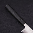 Gyuto VG-10 Damascus Sumi Black Ishime Urushi Handle 210mm-VG-10-Damascus-Japanese Handle-[Musashi]-[Japanese-Kitchen-Knives]