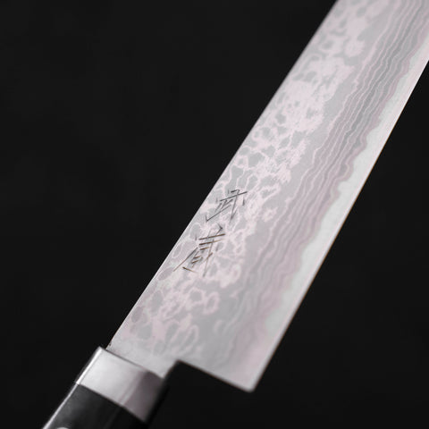 Gyuto VG-10 Damascus Western Black Handle 180mm-VG-10-Damascus-Western Handle-[Musashi]-[Japanese-Kitchen-Knives]