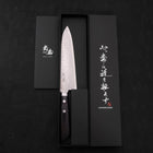 Gyuto VG-10 Damascus Western Black Handle 180mm-VG-10-Damascus-Western Handle-[Musashi]-[Japanese-Kitchen-Knives]