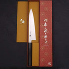 Gyuto VG-10 Polished Double Buffalo Ebony Handle 210mm-Polished-VG-10-Japanese Handle-[Musashi]-[Japanese-Kitchen-Knives]