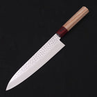 Gyuto VG-10 Tsuchime Damascus Sakura-Ki Handle 210mm-VG-10-Damascus-Japanese Handle-[Musashi]-[Japanese-Kitchen-Knives]