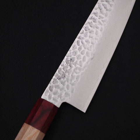 Gyuto VG-10 Tsuchime Damascus Sakura-Ki Handle 210mm-VG-10-Damascus-Japanese Handle-[Musashi]-[Japanese-Kitchen-Knives]