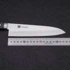 Gyuto VG-10 Tsuchime Damascus Western Dark Blue Handle 180mm-VG-10-Damascus-Western Handle-[Musashi]-[Japanese-Kitchen-Knives]