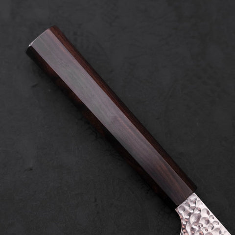 Gyuto VG-10 Tsuchime Ebony Handle 210mm-VG-10-Tsuchime-Japanese Handle-[Musashi]-[Japanese-Kitchen-Knives]