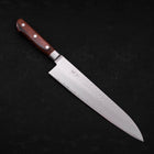 Gyuto VG-5 Tsuchime Brown Western Handle 240mm-VG-5-Tsuchime-Western Handle-[Musashi]-[Japanese-Kitchen-Knives]