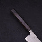 Gyuto White Steel #2 Nashiji Ebony Handle 210mm-White steel #2-Nashiji-Japanese Handle-[Musashi]-[Japanese-Kitchen-Knives]