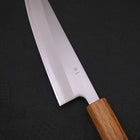 Gyuto White steel #1 Polished Yaki Urushi Handle 180mm-White steel #1-Polished-Japanese Handle-[Musashi]-[Japanese-Kitchen-Knives]