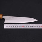 Gyuto White steel #1 Polished Yaki Urushi Handle 180mm-White steel #1-Polished-Japanese Handle-[Musashi]-[Japanese-Kitchen-Knives]