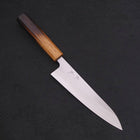 Gyuto White steel #1 Polished Yaki Urushi Handle 180mm-White steel #1-Polished-Japanese Handle-[Musashi]-[Japanese-Kitchen-Knives]