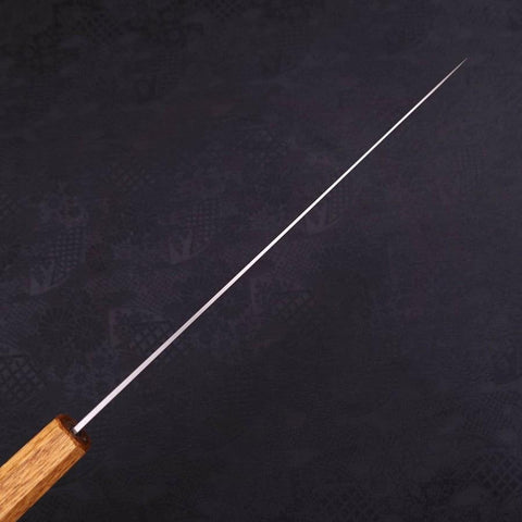 Gyuto White steel #1 Polished Yaki Urushi Handle 240mm-White steel #1-Polished-Japanese Handle-[Musashi]-[Japanese-Kitchen-Knives]