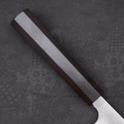 Gyuto White steel #2 Nashiji Ebony Handle 240mm-White steel #2-Nashiji-Japanese Handle-[Musashi]-[Japanese-Kitchen-Knives]