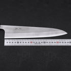 Gyuto White steel #2 Nashiji Ebony Handle 240mm-White steel #2-Nashiji-Japanese Handle-[Musashi]-[Japanese-Kitchen-Knives]