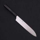 Gyuto White steel #2 Super Polished Buffalo Ebony Handle 190mm-Japanese Handle-[Musashi]-[Japanese-Kitchen-Knives]