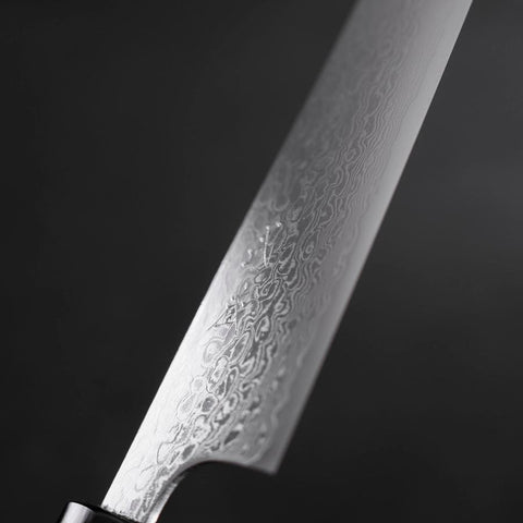 Gyuto ZA-18 Damascus Buffalo Magnolia Handle 210mm-[Musashi]-[Japanese-Kitchen-Knives]