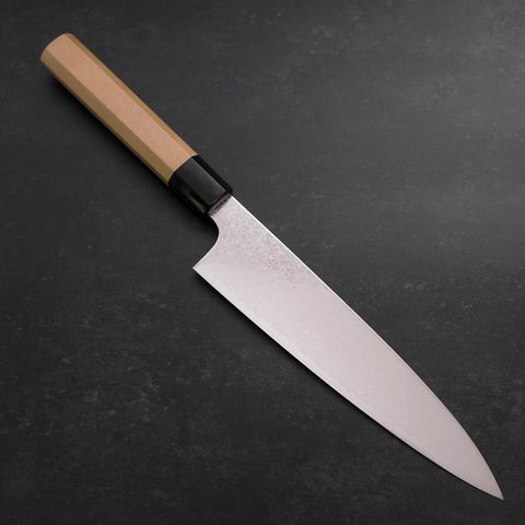 Gyuto ZA-18 Damascus Buffalo Magnolia Handle 210mm-[Musashi]-[Japanese-Kitchen-Knives]