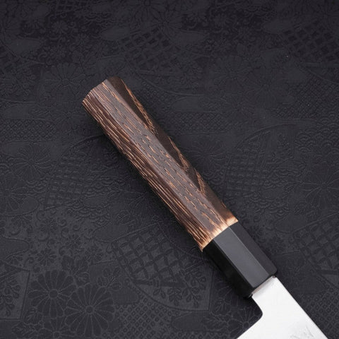 Gyuto ZDP-189 Polished Buffalo Chestnuts Handle 210mm-Polished-ZDP-189-Japanese Handle-[Musashi]-[Japanese-Kitchen-Knives]