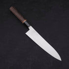 Gyuto ZDP-189 Polished Buffalo Chestnuts Handle 210mm-Polished-ZDP-189-Japanese Handle-[Musashi]-[Japanese-Kitchen-Knives]