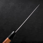 Gyuto ZDP-189 Polished Buffalo Teak Handle 210mm-Polished-ZDP-189-Japanese Handle-[Musashi]-[Japanese-Kitchen-Knives]