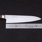 Gyuto knife VG-5 Tsuchime Western Handle 180mm-VG-5-Tsuchime-Western Handle-[Musashi]-[Japanese-Kitchen-Knives]