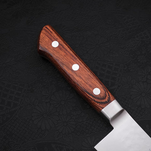 Gyuto knife VG-5 Tsuchime Western Handle 210mm-VG-5-Tsuchime-Western Handle-[Musashi]-[Japanese-Kitchen-Knives]