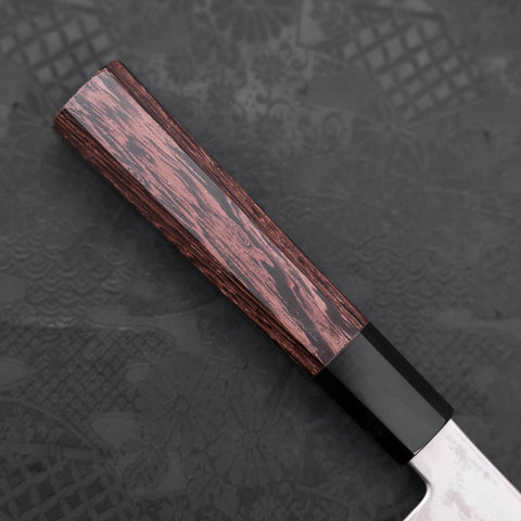 Gyuto Silver Steel #3 Damascus Buffalo Wenge Handle 210mm