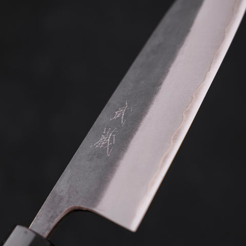 Santoku Blue steel #2 Kurouchi Ebony Handle 165mm