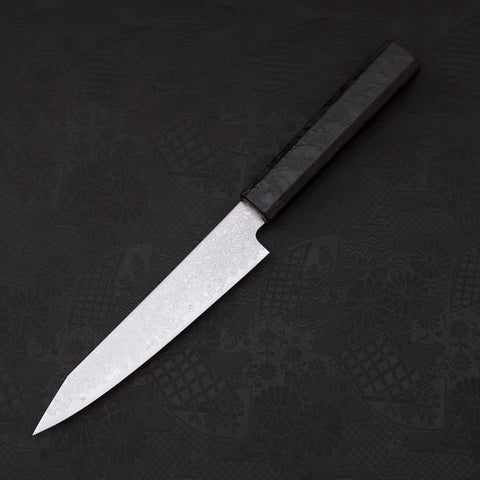 Kiritsuke Petty VG-10 Damascus Black Ishime Handle 150mm