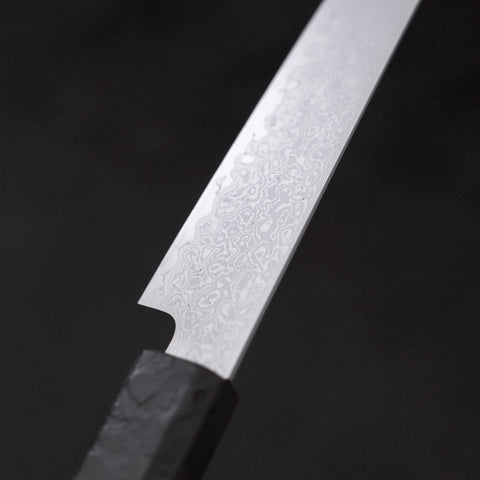 Kiritsuke Petty VG-10 Damascus Black Ishime Handle 150mm