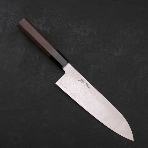 Santoku SG-2 Damascus Buffalo Wenge Handle 180mm