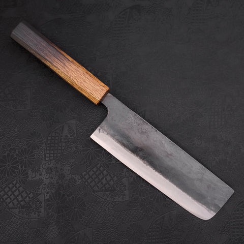 Nakiri White steel #2 Kurouchi Yaki Urushi Handle 165mm