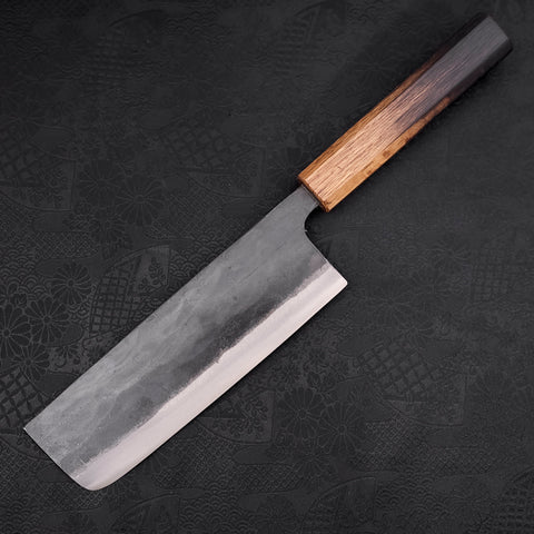 Nakiri White steel #2 Kurouchi Yaki Urushi Handle 165mm