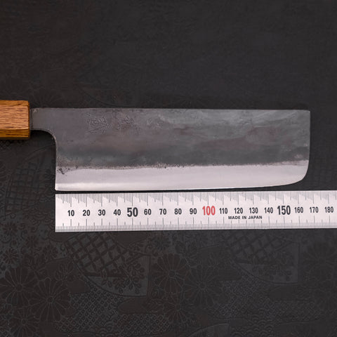 Nakiri White steel #2 Kurouchi Yaki Urushi Handle 165mm