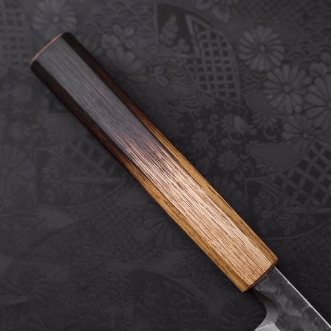 Yanagiba Blue steel #2 Kurouchi Tsuchime Yaki Urushi Handle 270mm