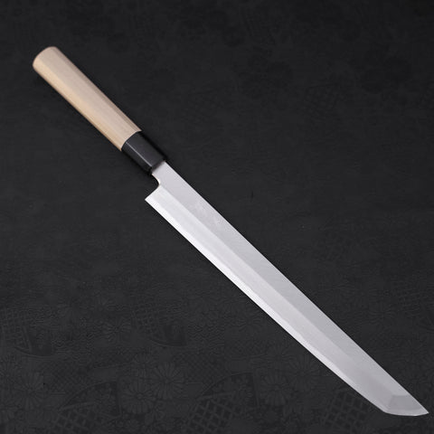 Sakimaru Takohiki White steel #2 Kasumi Buffalo Handle 270mm