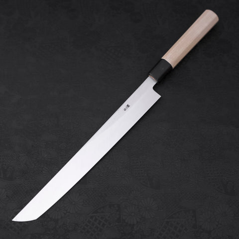 Sakimaru Takohiki White steel #2 Kasumi Buffalo Handle 270mm