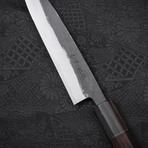 Koyanagi Blue Super Kurouchi Buffalo Ebony Handle 135mm