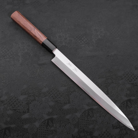 Yanagiba White steel #2 Kasumi Buffalo Walnut Handle 270mm