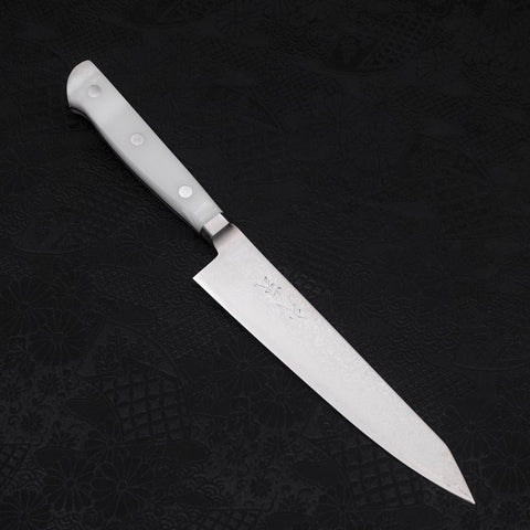 Kiritsuke Petty VG-10 Damascus White Marble Handle 150mm