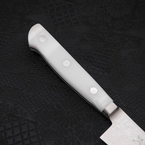 Kiritsuke Petty VG-10 Damascus White Marble Handle 150mm